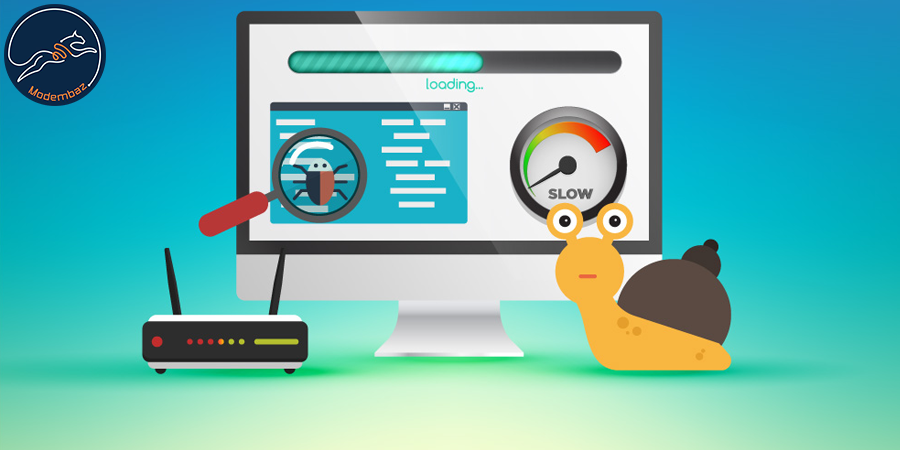 دلیل کندی اینترنت