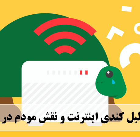 دلیل کندی اینترنت