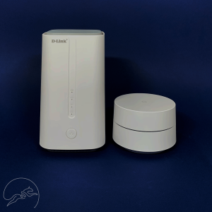 پک مودم سیمکارتی D-Link DWR-2000M 5G + روتر Google WiFi AC1304 (OpenWRT)
